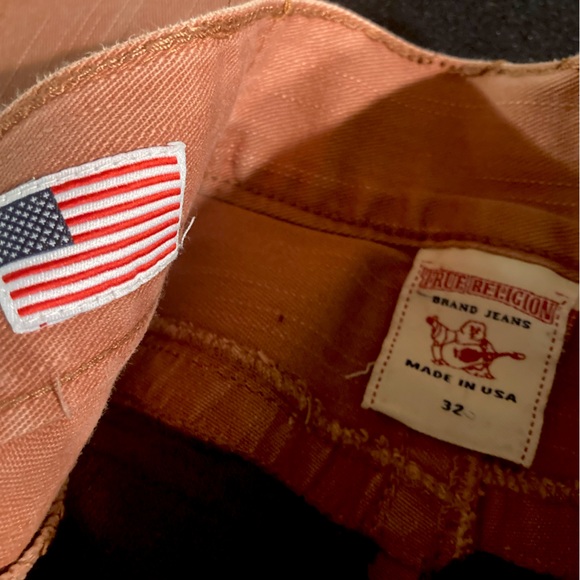 Rare!  Skulls and Roses Straight True Religion Size 32x32 (NOT AUTHENTIC) - Picture 7 of 12